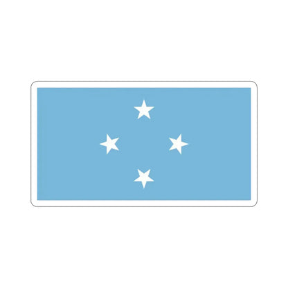 Flag of the Federated States of Micronesia STICKER Vinyl Die-Cut Decal 4 Inch - The Sticker Space