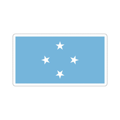 Flag of the Federated States of Micronesia STICKER Vinyl Die-Cut Decal-5 Inch-The Sticker Space