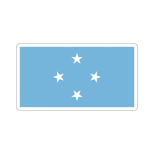 Flag of the Federated States of Micronesia STICKER Vinyl Die-Cut Decal-6 Inch-The Sticker Space