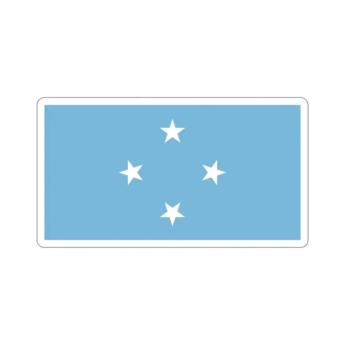 Flag of the Federated States of Micronesia STICKER Vinyl Die-Cut Decal - The Sticker Space