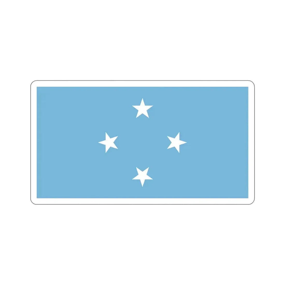 Flag of the Federated States of Micronesia STICKER Vinyl Die-Cut Decal - The Sticker Space
