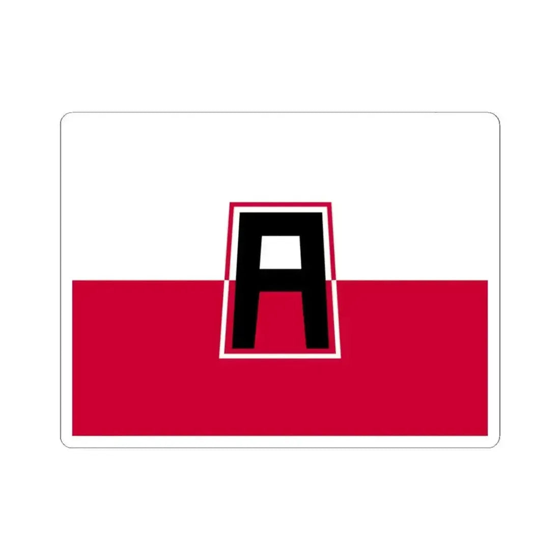 Flag of the First United States Army (United States) STICKER Vinyl Kiss-Cut Decal 3 Inch White - The Sticker Space