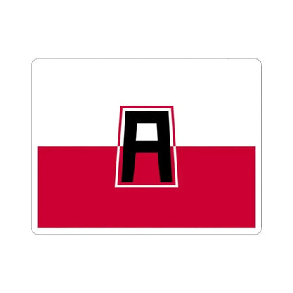Flag of the First United States Army (United States) STICKER Vinyl Kiss-Cut Decal 3 Inch White - The Sticker Space