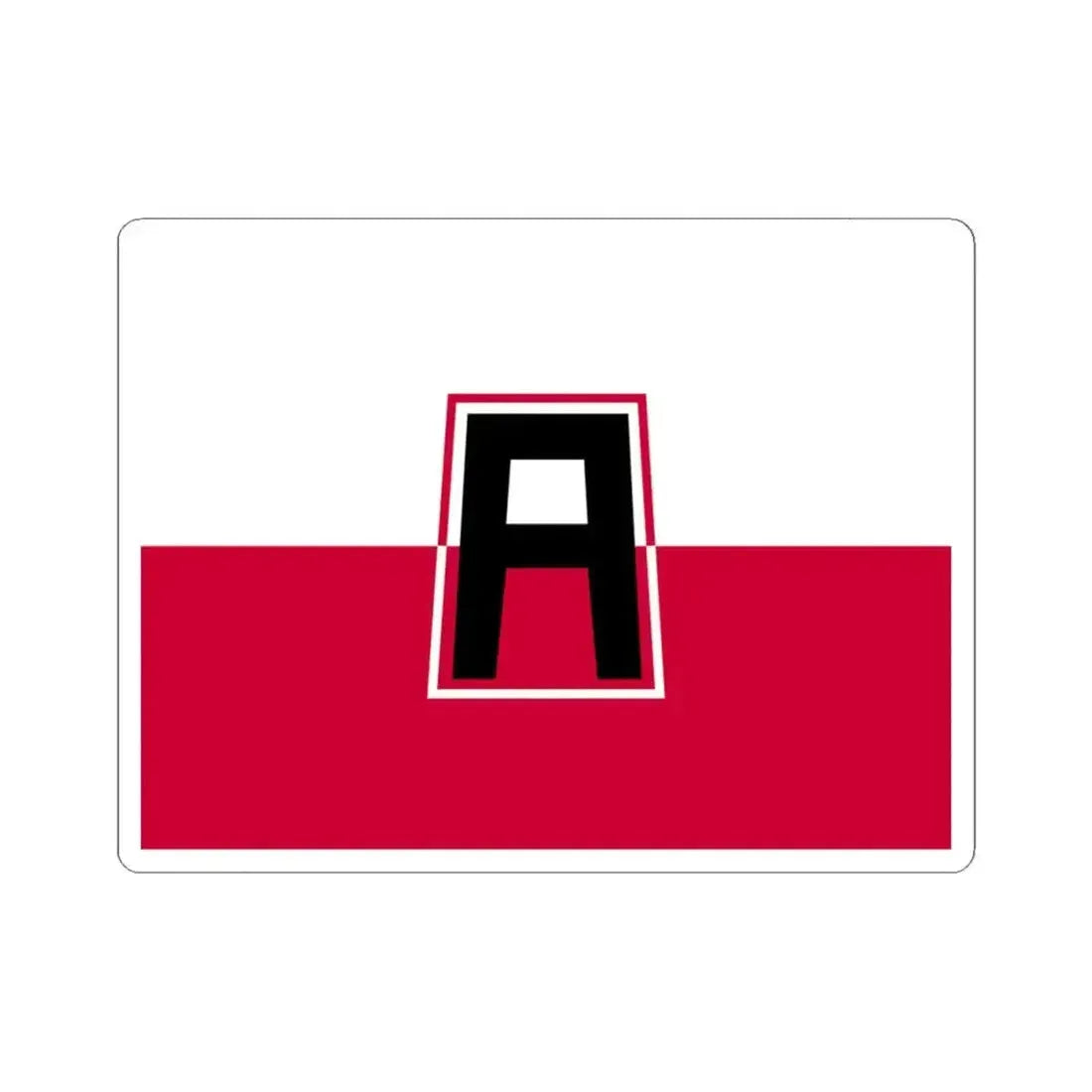 Flag of the First United States Army (United States) STICKER Vinyl Kiss-Cut Decal 4 Inch White - The Sticker Space