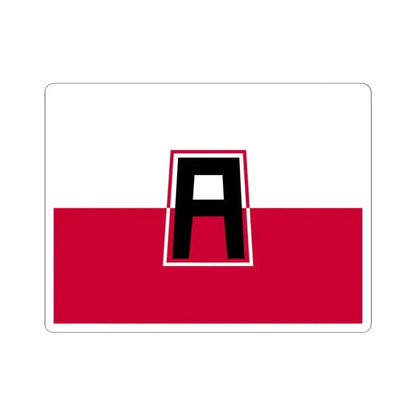 Flag of the First United States Army (United States) STICKER Vinyl Kiss-Cut Decal 4 Inch White - The Sticker Space