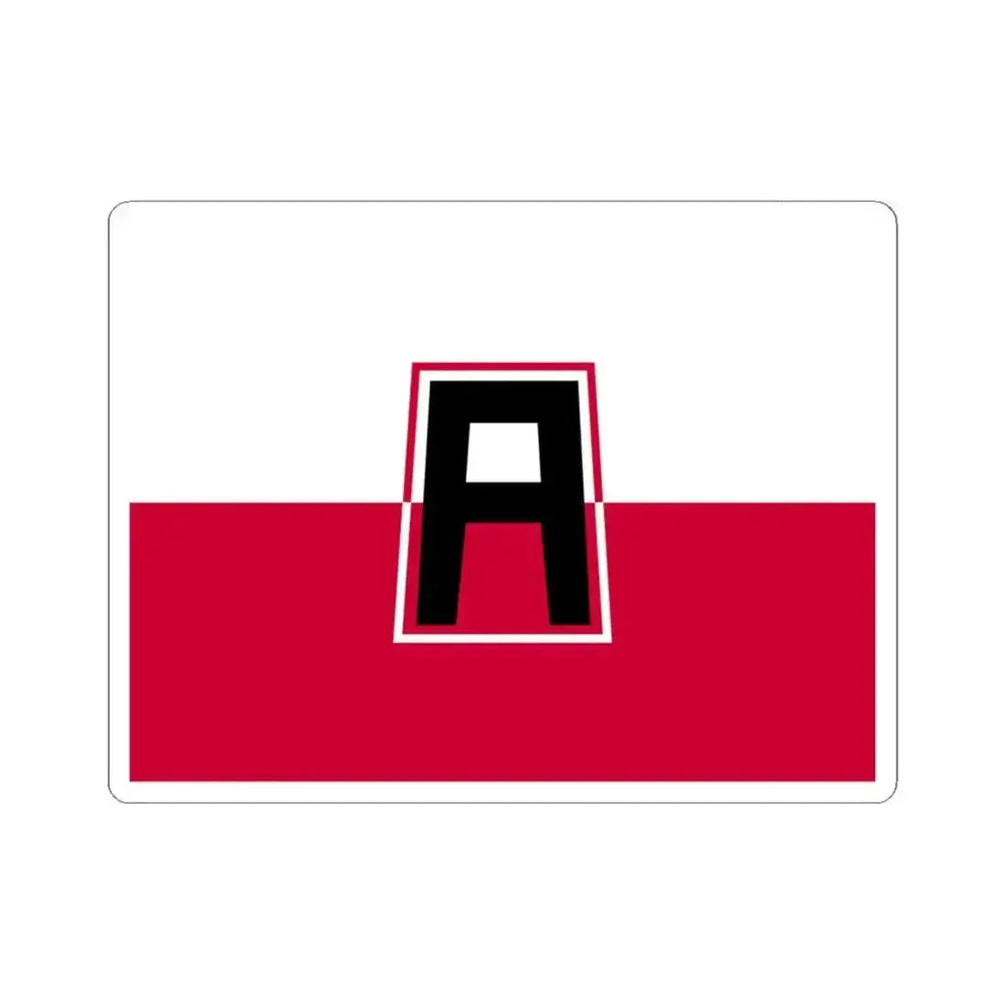 Flag of the First United States Army (United States) STICKER Vinyl Kiss-Cut Decal 6 Inch White - The Sticker Space