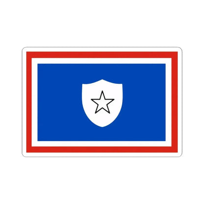 Flag of the First Vice Minister of Cuba (Cuba) STICKER Vinyl Kiss-Cut Decal 4 Inch White - The Sticker Space