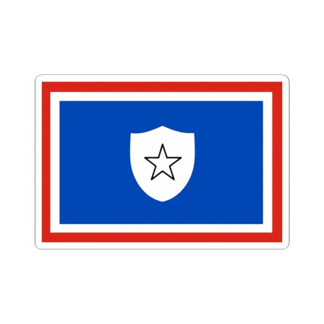 Flag of the First Vice Minister of Cuba (Cuba) STICKER Vinyl Kiss-Cut Decal - The Sticker Space