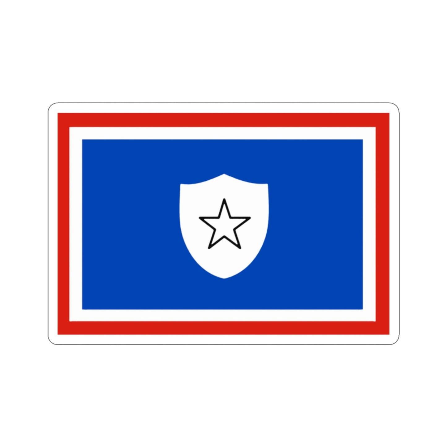 Flag of the First Vice Minister of Cuba STICKER Vinyl Die-Cut Decal-2 Inch-The Sticker Space