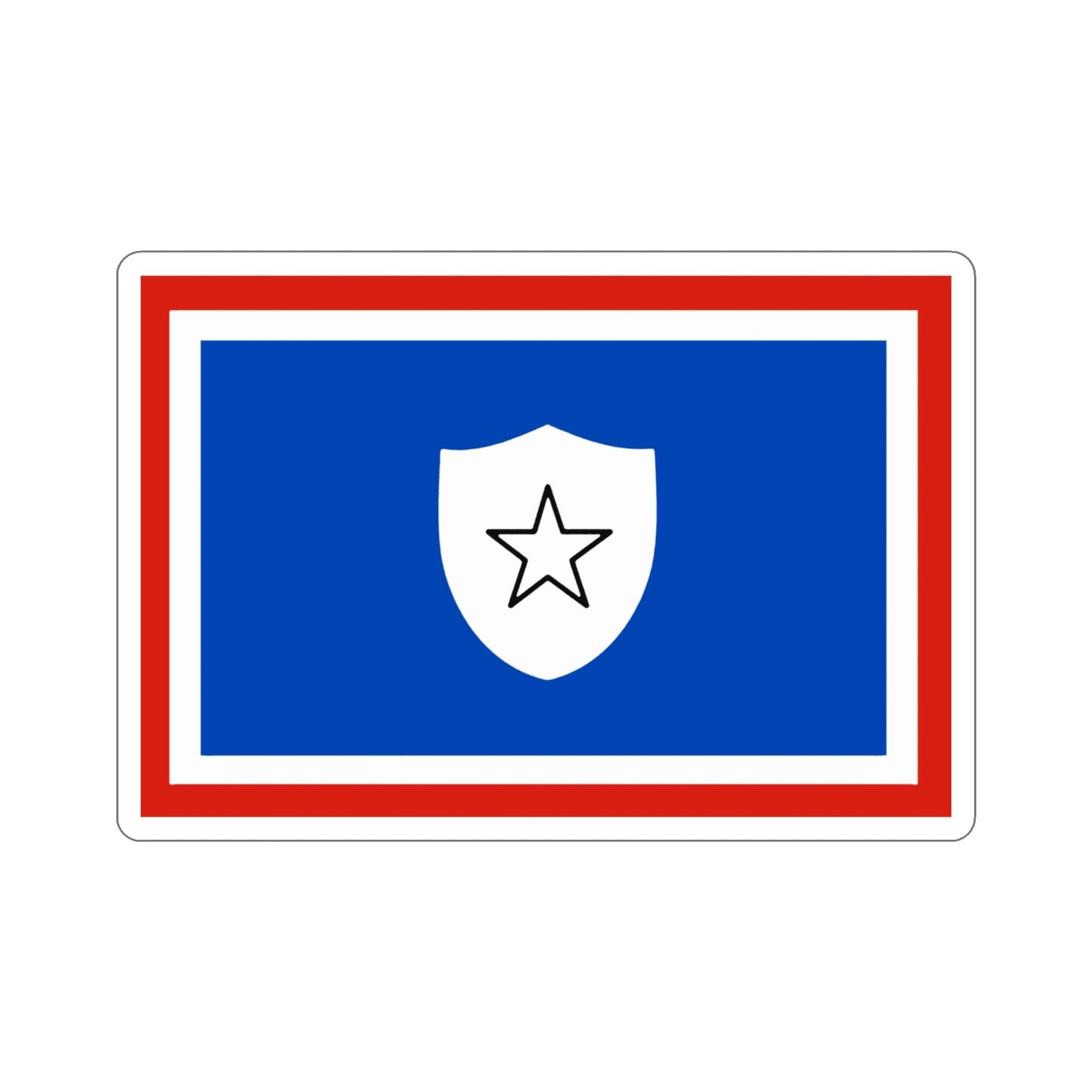 Flag of the First Vice Minister of Cuba STICKER Vinyl Die-Cut Decal-4 Inch-The Sticker Space