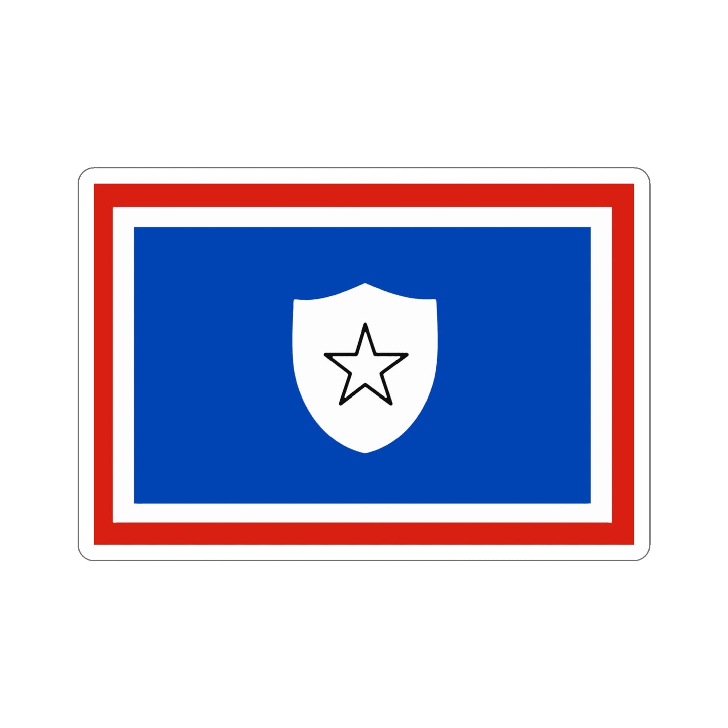 Flag of the First Vice Minister of Cuba STICKER Vinyl Die-Cut Decal-5 Inch-The Sticker Space