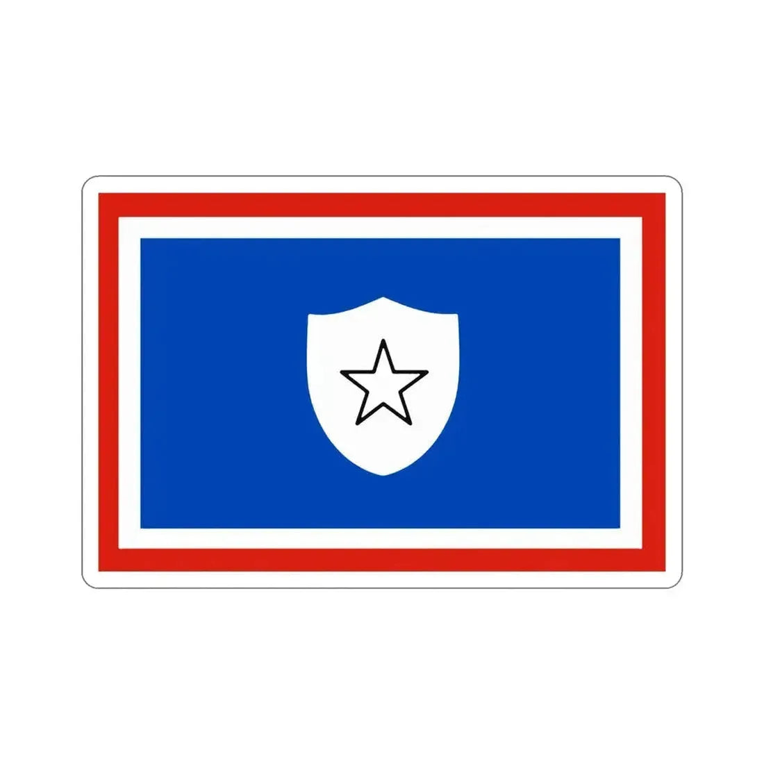 Flag of the First Vice Minister of Cuba STICKER Vinyl Die-Cut Decal 5 Inch - The Sticker Space