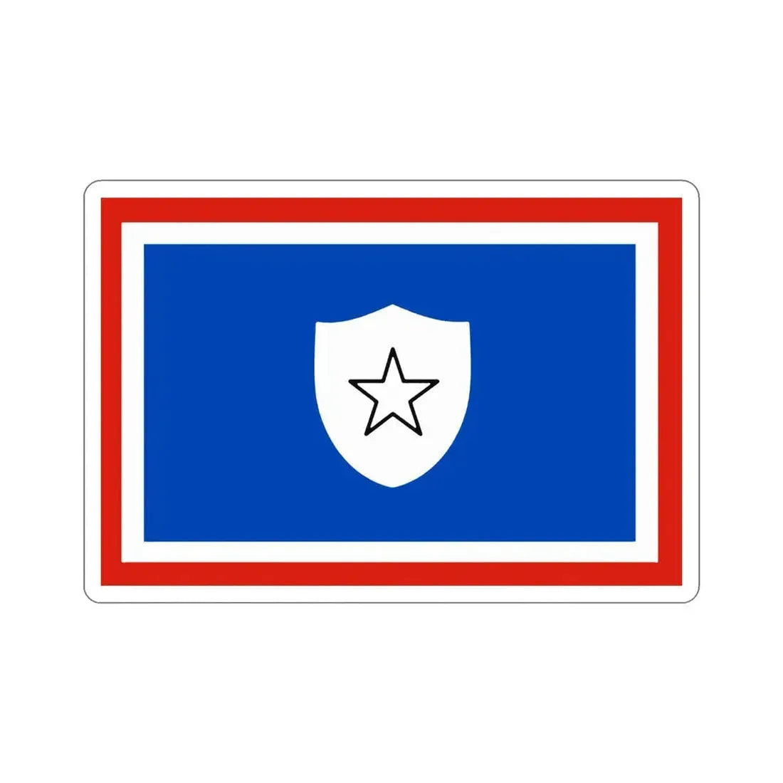 Flag of the First Vice Minister of Cuba STICKER Vinyl Die-Cut Decal 5 Inch - The Sticker Space