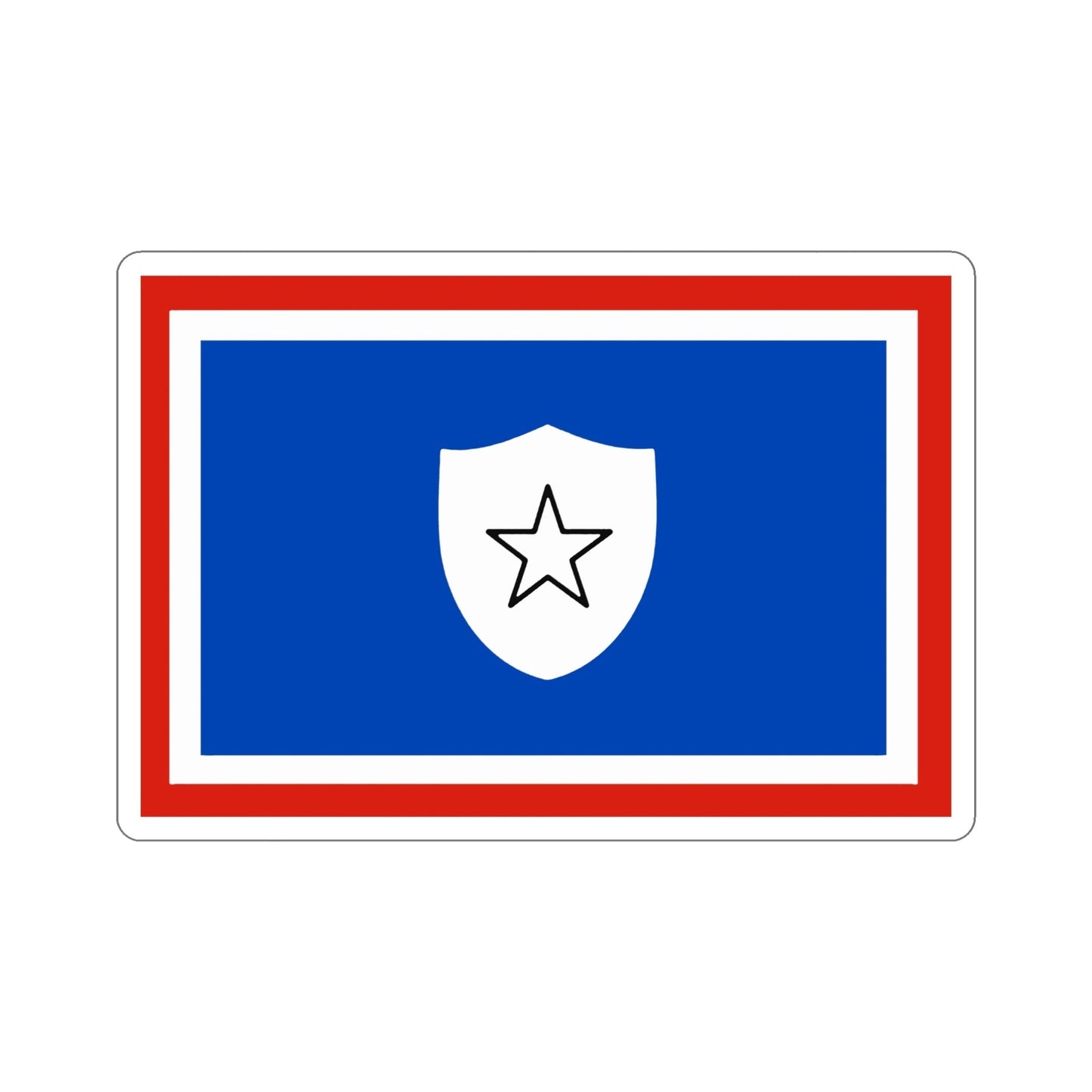 Flag of the First Vice Minister of Cuba STICKER Vinyl Die-Cut Decal-6 Inch-The Sticker Space