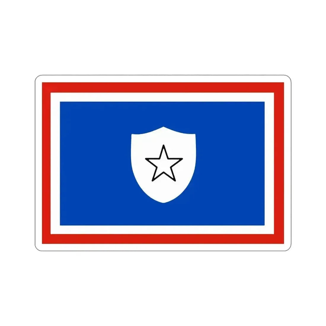 Flag of the First Vice Minister of Cuba STICKER Vinyl Die-Cut Decal 6 Inch - The Sticker Space