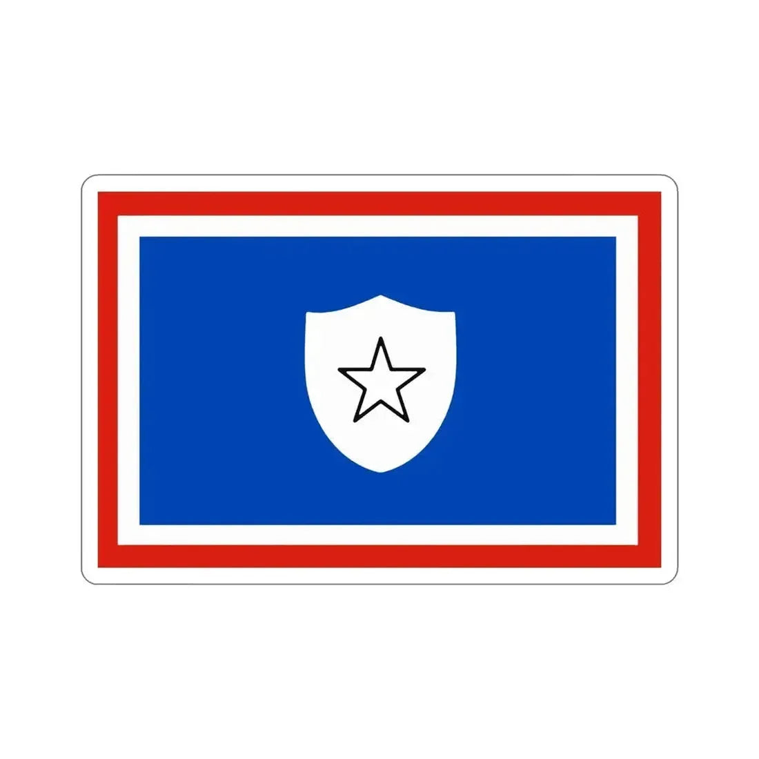 Flag of the First Vice Minister of Cuba STICKER Vinyl Die-Cut Decal - The Sticker Space