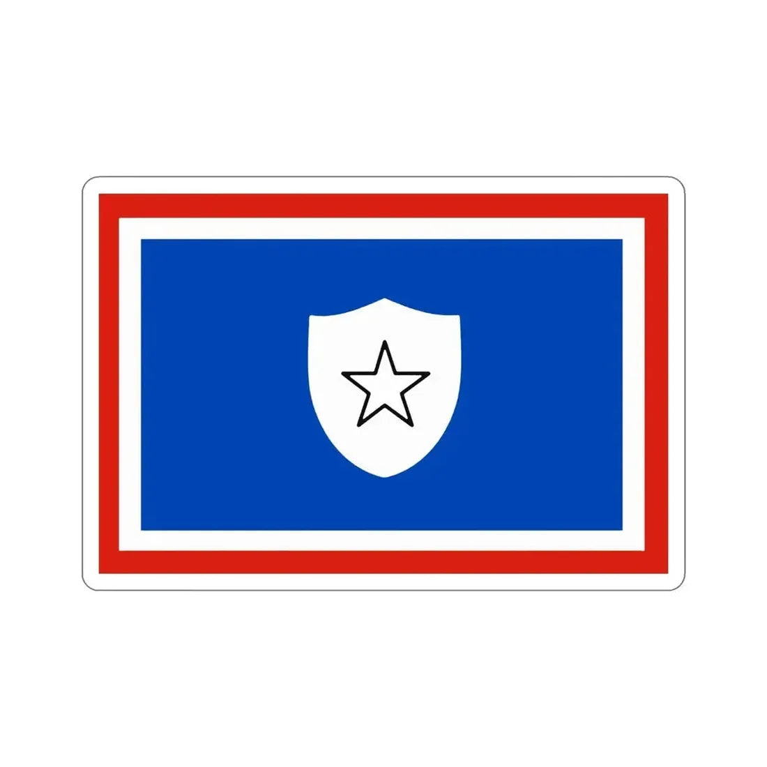 Flag of the First Vice Minister of Cuba STICKER Vinyl Die-Cut Decal - The Sticker Space