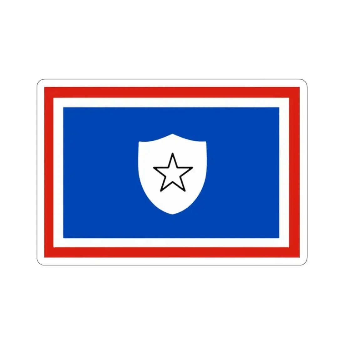 Flag of the First Vice Minister of Cuba STICKER Vinyl Die-Cut Decal - The Sticker Space