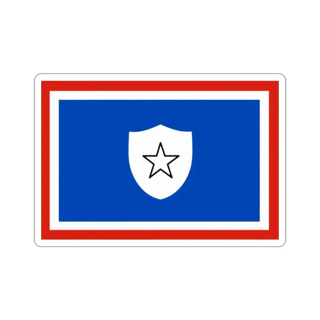 Flag of the First Vice Minister of Cuba STICKER Vinyl Die-Cut Decal - The Sticker Space