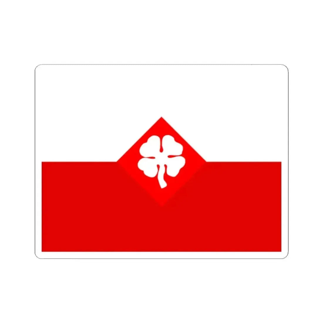 Flag of the Fourth United States Army (United States) STICKER Vinyl Kiss-Cut Decal 2 Inch White - The Sticker Space