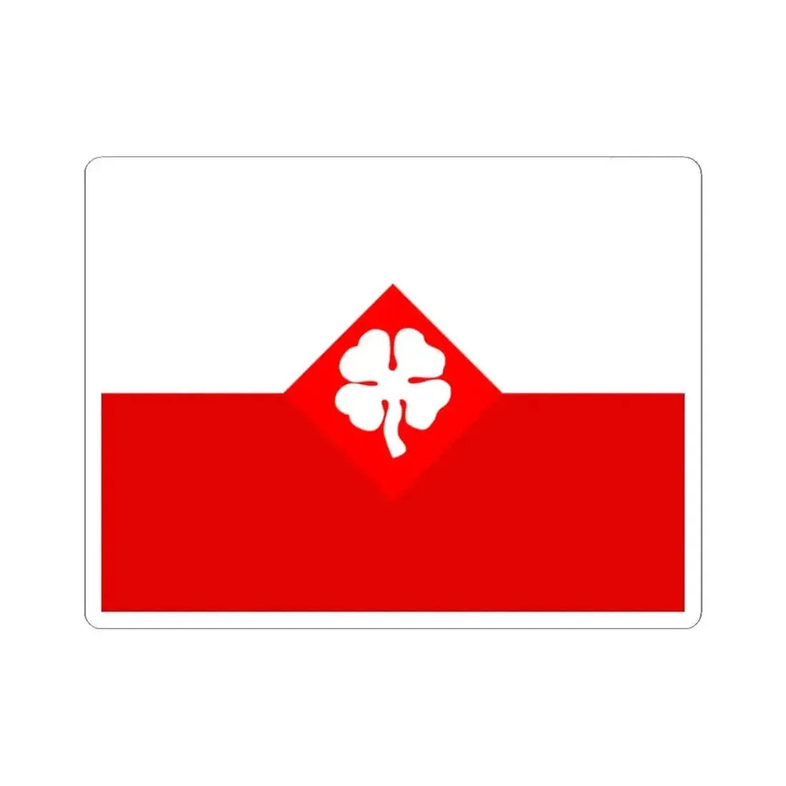 Flag of the Fourth United States Army (United States) STICKER Vinyl Kiss-Cut Decal 3 Inch White - The Sticker Space