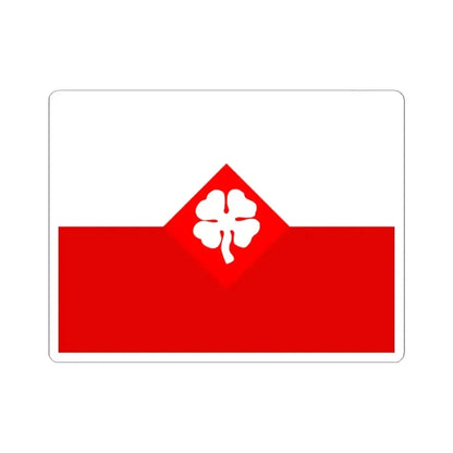 Flag of the Fourth United States Army (United States) STICKER Vinyl Kiss-Cut Decal 3 Inch White - The Sticker Space