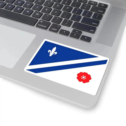 Flag of the Franco Albertains (Canada) STICKER Vinyl Kiss-Cut Decal - The Sticker Space