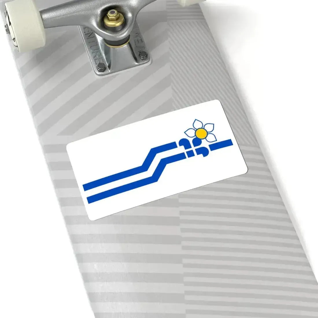 Flag of the Franco-Colombiens (Canada) STICKER Vinyl Kiss-Cut Decal - The Sticker Space