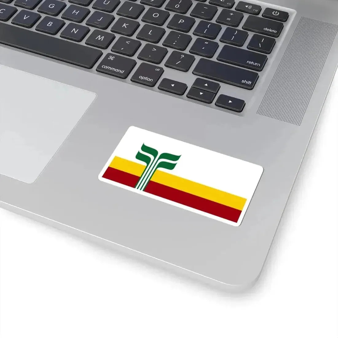 Flag of the Franco-Manitobains (Canada) STICKER Vinyl Kiss-Cut Decal - The Sticker Space