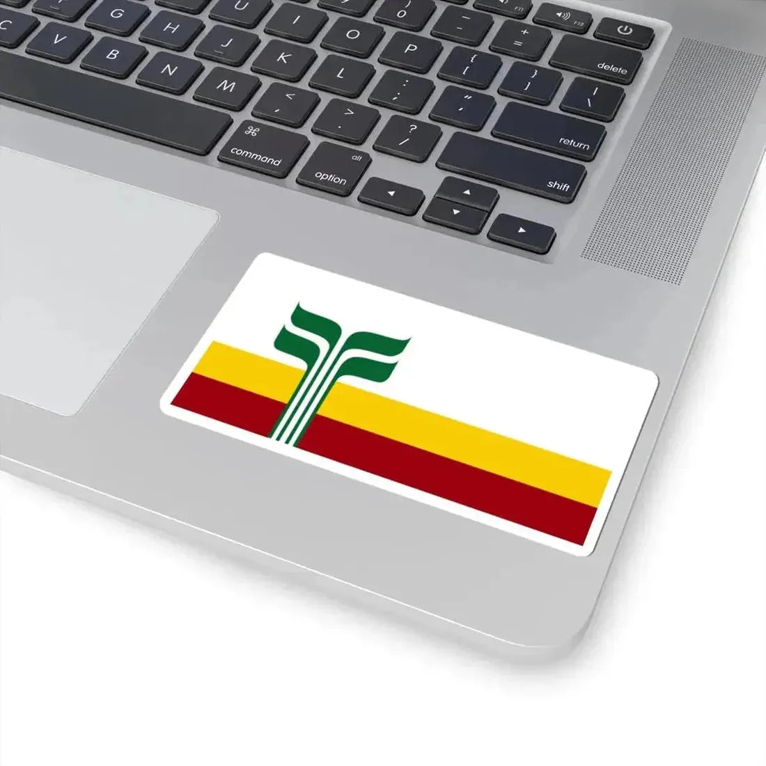 Flag of the Franco-Manitobains (Canada) STICKER Vinyl Kiss-Cut Decal - The Sticker Space