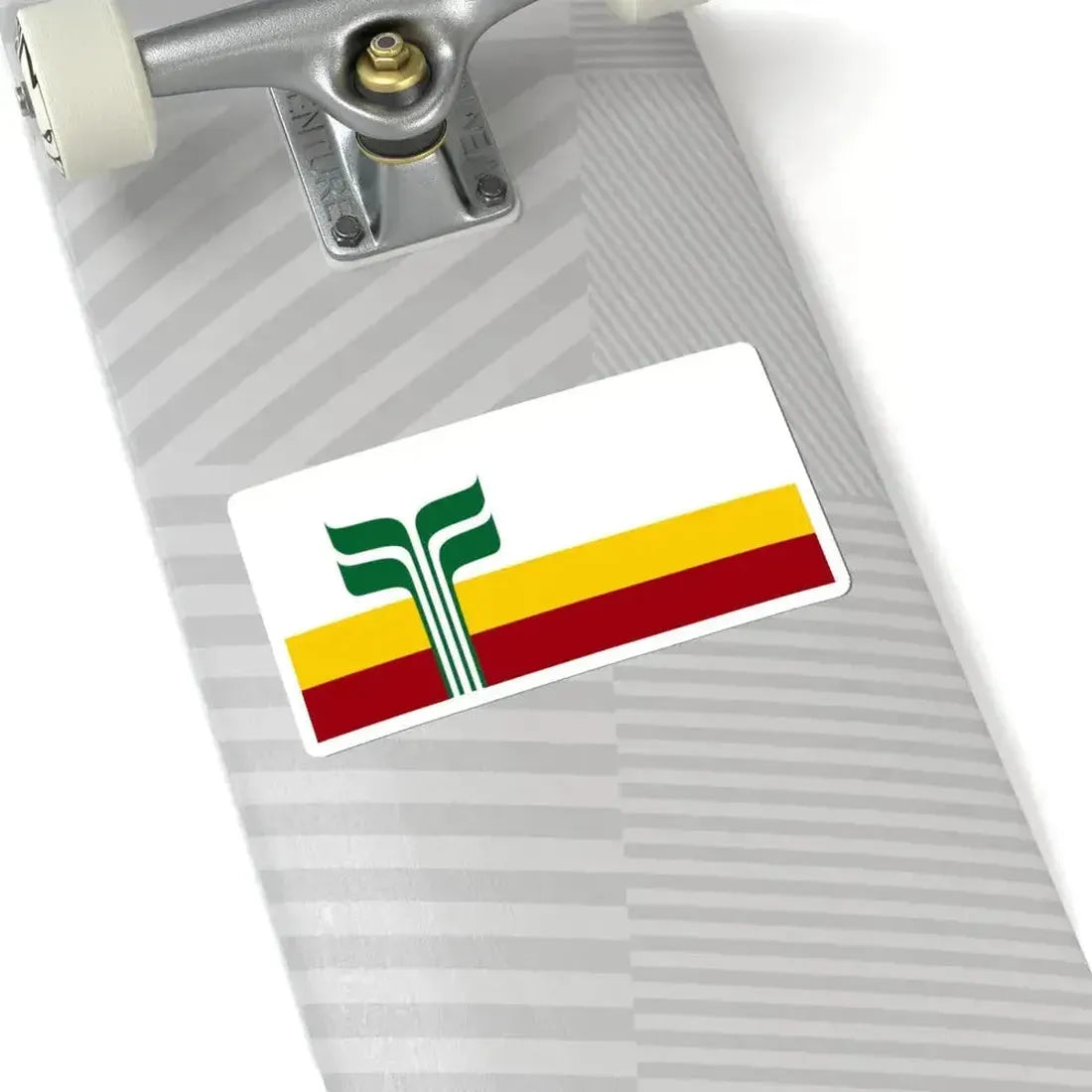 Flag of the Franco-Manitobains (Canada) STICKER Vinyl Kiss-Cut Decal - The Sticker Space