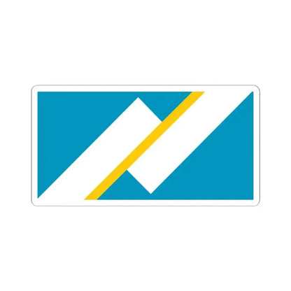 Flag of the Franco-Yukonnais (Canada) STICKER Vinyl Kiss-Cut Decal 2 Inch White - The Sticker Space