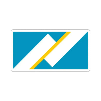 Flag of the Franco-Yukonnais (Canada) STICKER Vinyl Kiss-Cut Decal 4 Inch White - The Sticker Space