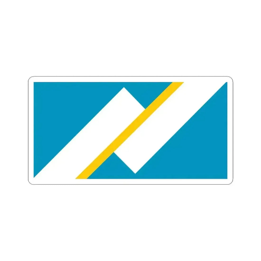 Flag of the Franco-Yukonnais (Canada) STICKER Vinyl Kiss-Cut Decal 6 Inch White - The Sticker Space