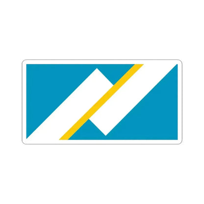 Flag of the Franco-Yukonnais (Canada) STICKER Vinyl Kiss-Cut Decal 6 Inch White - The Sticker Space