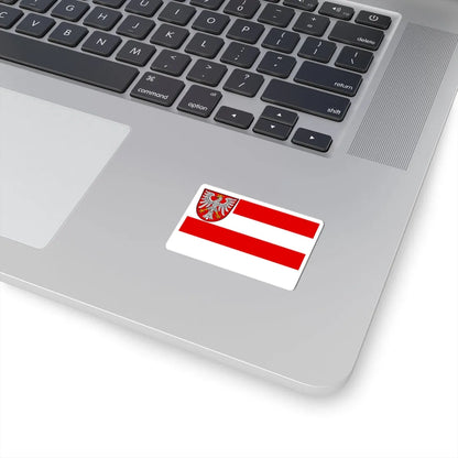 Flag of the Free City of Frankfurt (Germany) STICKER Vinyl Kiss-Cut Decal - The Sticker Space