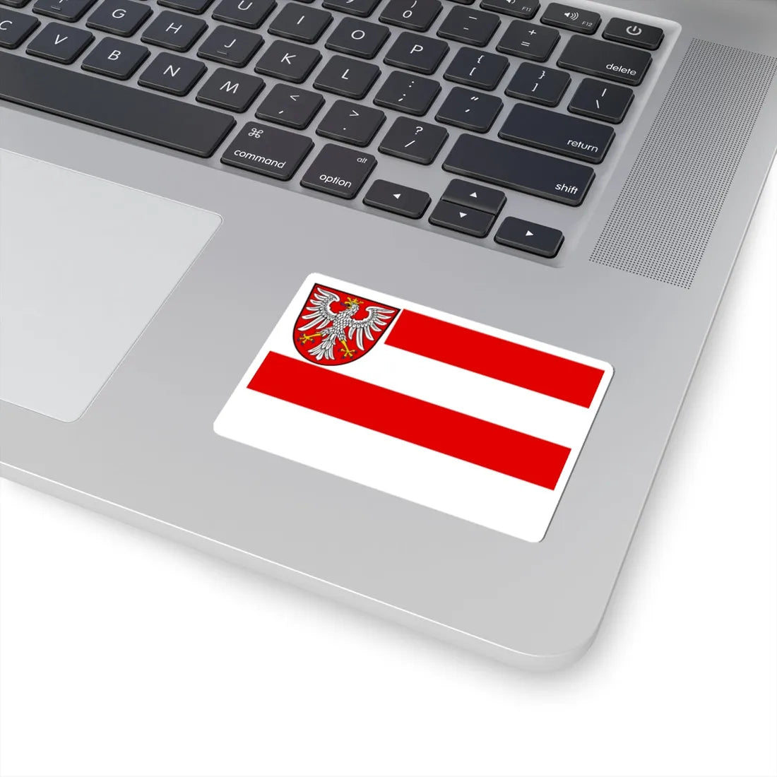Flag of the Free City of Frankfurt (Germany) STICKER Vinyl Kiss-Cut Decal - The Sticker Space