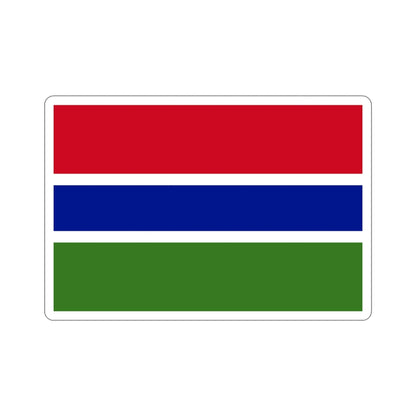 Flag of the Gambia STICKER Vinyl Die-Cut Decal-4 Inch-The Sticker Space