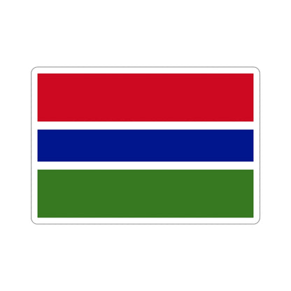 Flag of the Gambia STICKER Vinyl Die-Cut Decal-5 Inch-The Sticker Space