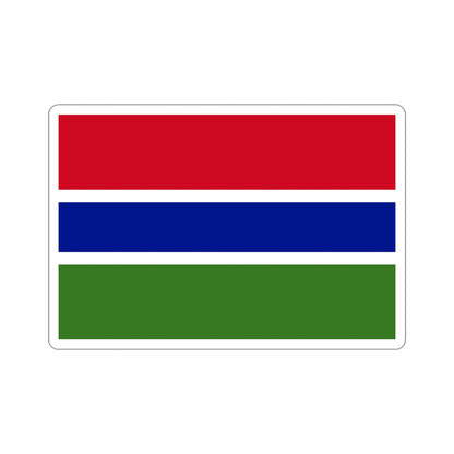 Flag of the Gambia STICKER Vinyl Die-Cut Decal-6 Inch-The Sticker Space