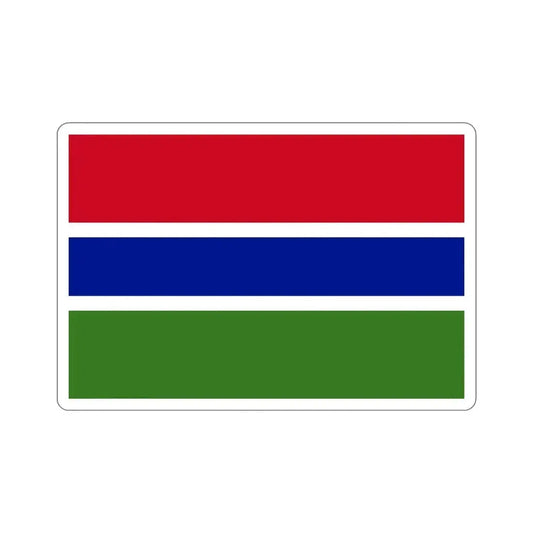 Flag of the Gambia STICKER Vinyl Die-Cut Decal 6 Inch - The Sticker Space