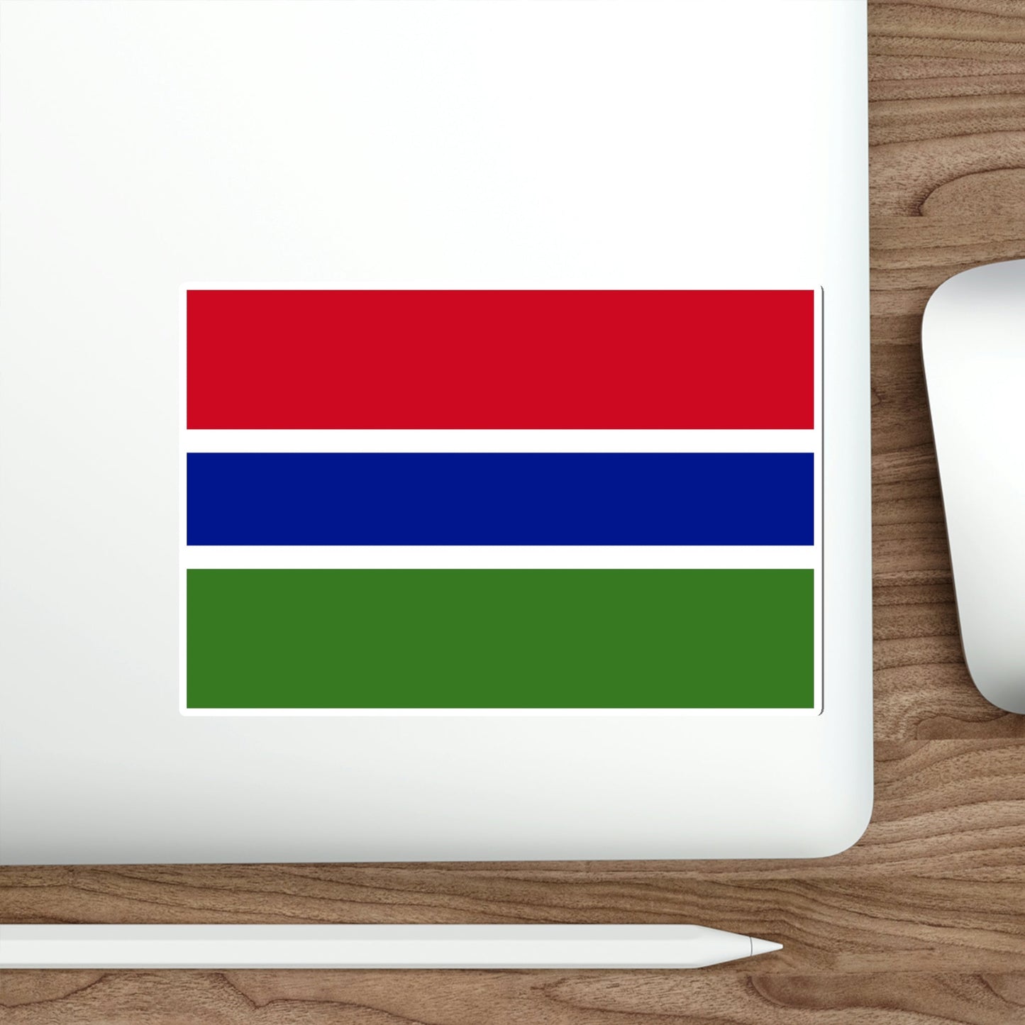 Flag of the Gambia STICKER Vinyl Die-Cut Decal-The Sticker Space