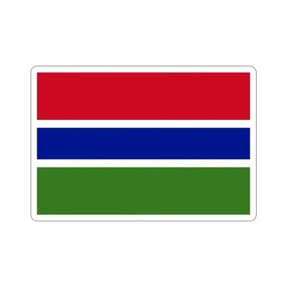 Flag of the Gambia STICKER Vinyl Die-Cut Decal - The Sticker Space