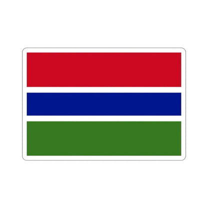 Flag of the Gambia STICKER Vinyl Die-Cut Decal - The Sticker Space