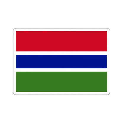 Flag of the Gambia STICKER Vinyl Die-Cut Decal - The Sticker Space
