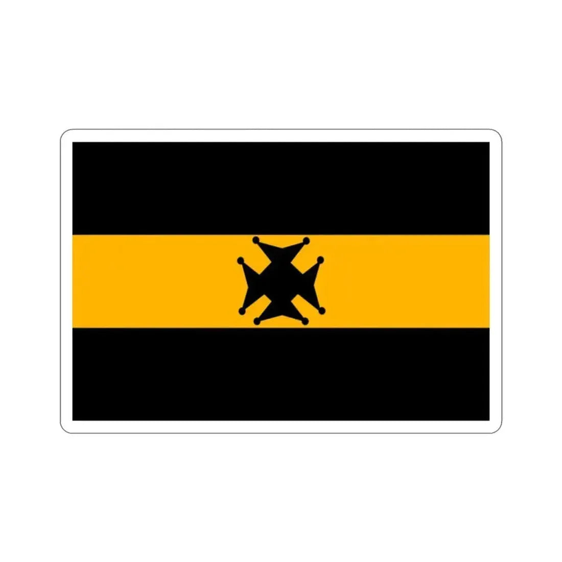 Flag of the Garwhal Rifles (India) STICKER Vinyl Die-Cut Decal 2 Inch - The Sticker Space