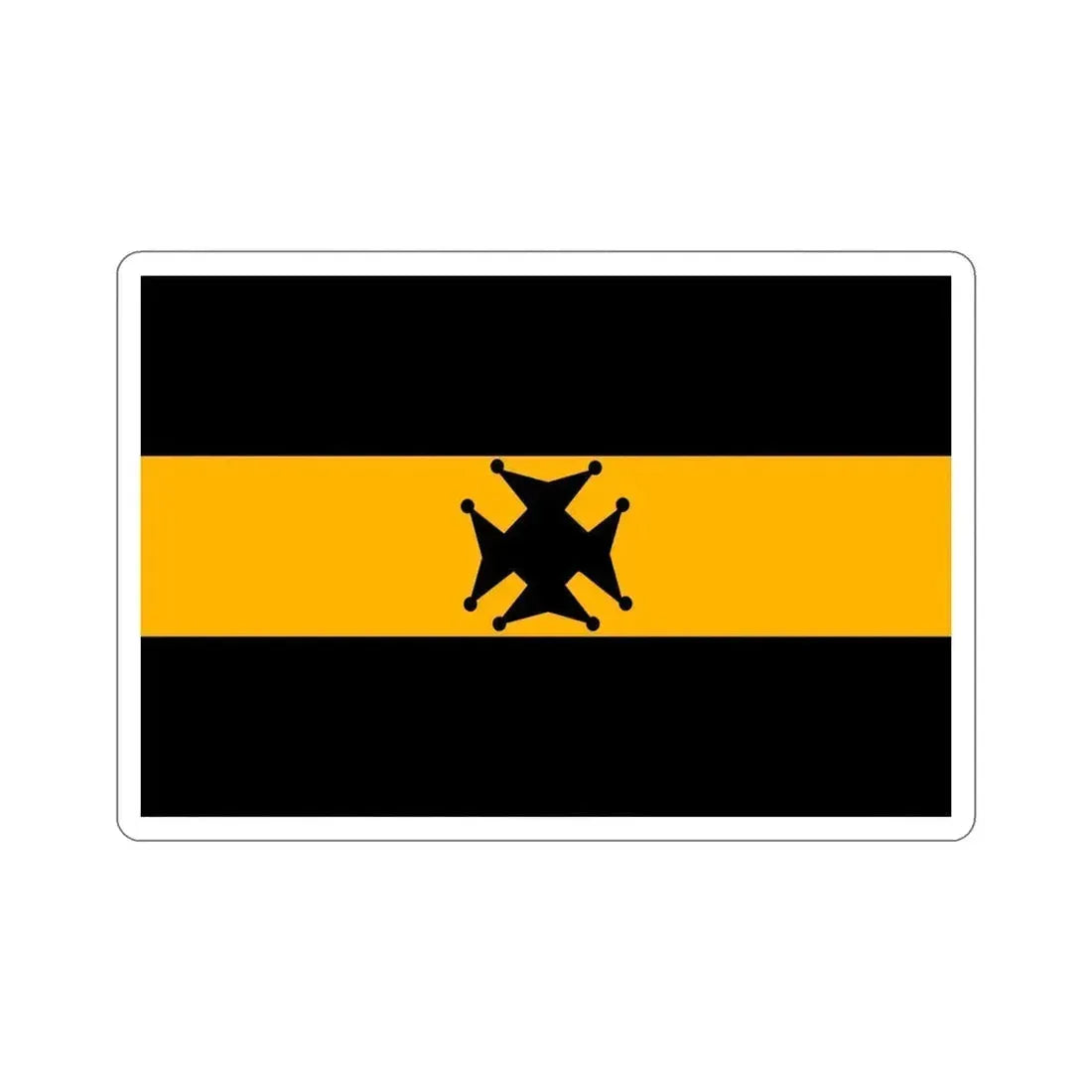 Flag of the Garwhal Rifles (India) STICKER Vinyl Die-Cut Decal 5 Inch - The Sticker Space