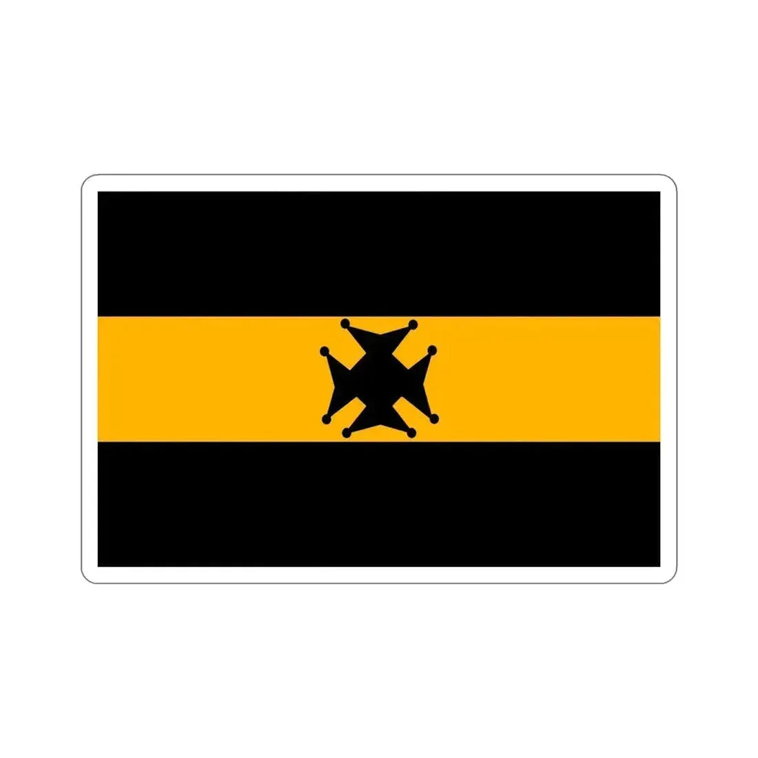 Flag of the Garwhal Rifles (India) STICKER Vinyl Die-Cut Decal 6 Inch - The Sticker Space