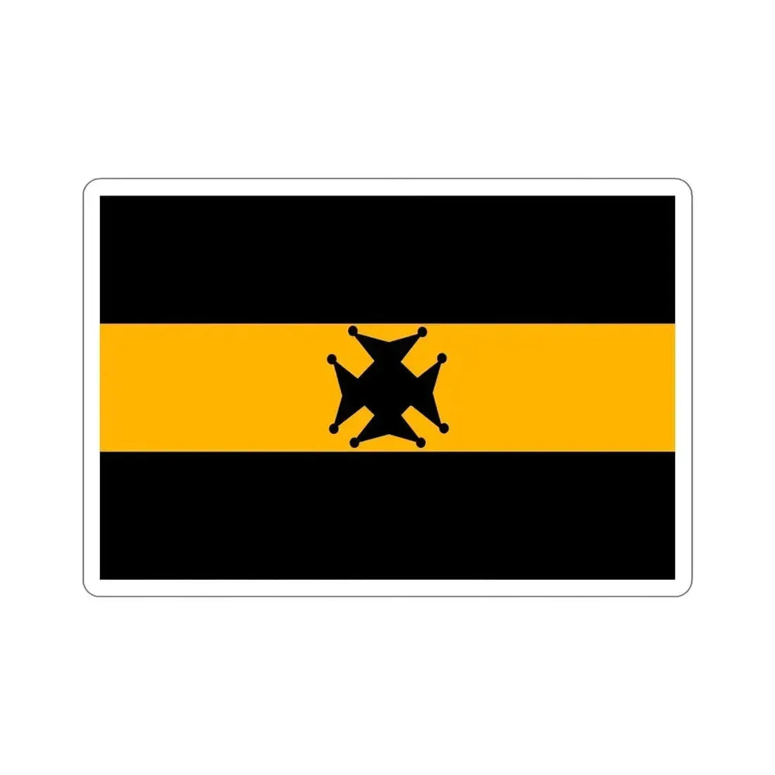 Flag of the Garwhal Rifles (India) STICKER Vinyl Die-Cut Decal - The Sticker Space