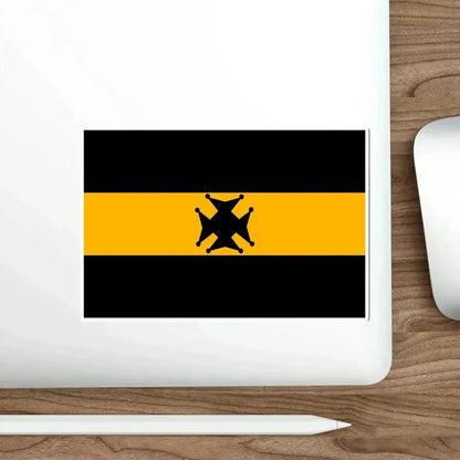 Flag of the Garwhal Rifles (India) STICKER Vinyl Die-Cut Decal - The Sticker Space